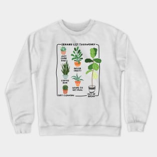 Errand List Taxonomy Crewneck Sweatshirt